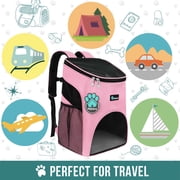 PetAmi Premium Pet Carrier Backpack, Pink