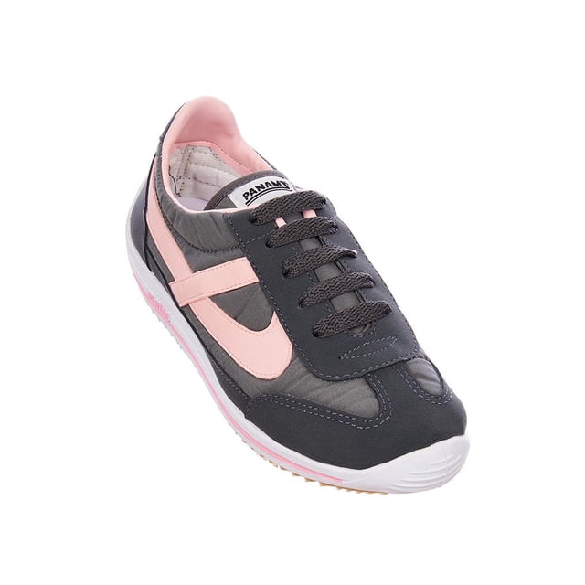 Tenis Panam Juvenil Mujer 084 Textil Gris Casuales Cómodo gris 26 Panam 126D0A