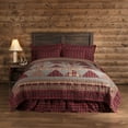 thumbnail image 6 of Rustic & Lodge Bedding Andes Red Quilt, 6 of 6