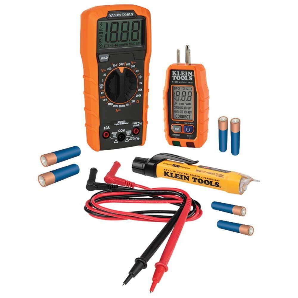Klein Tools MM400 Electrical Multimeter, Auto-Ranging 600V Klein Tools MM400 Electrical Multimeter, Auto-Ranging 600V