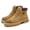 Yellow, variant on Men's Suede Leather Chukka Boots, Casual Mid-Top Lace-Up Work Shoes, Non-Slip Rubber Outsole, Durable Supportive Footwear for Daily Wear, Work, and Outdoor Activities