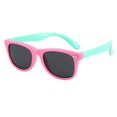 thumbnail image 1 of Gafas de sol de silicona Gafas de sol polarizadas de moda para niños Gafas de sol estilo wayfare para niños y niñas, 1 of 6