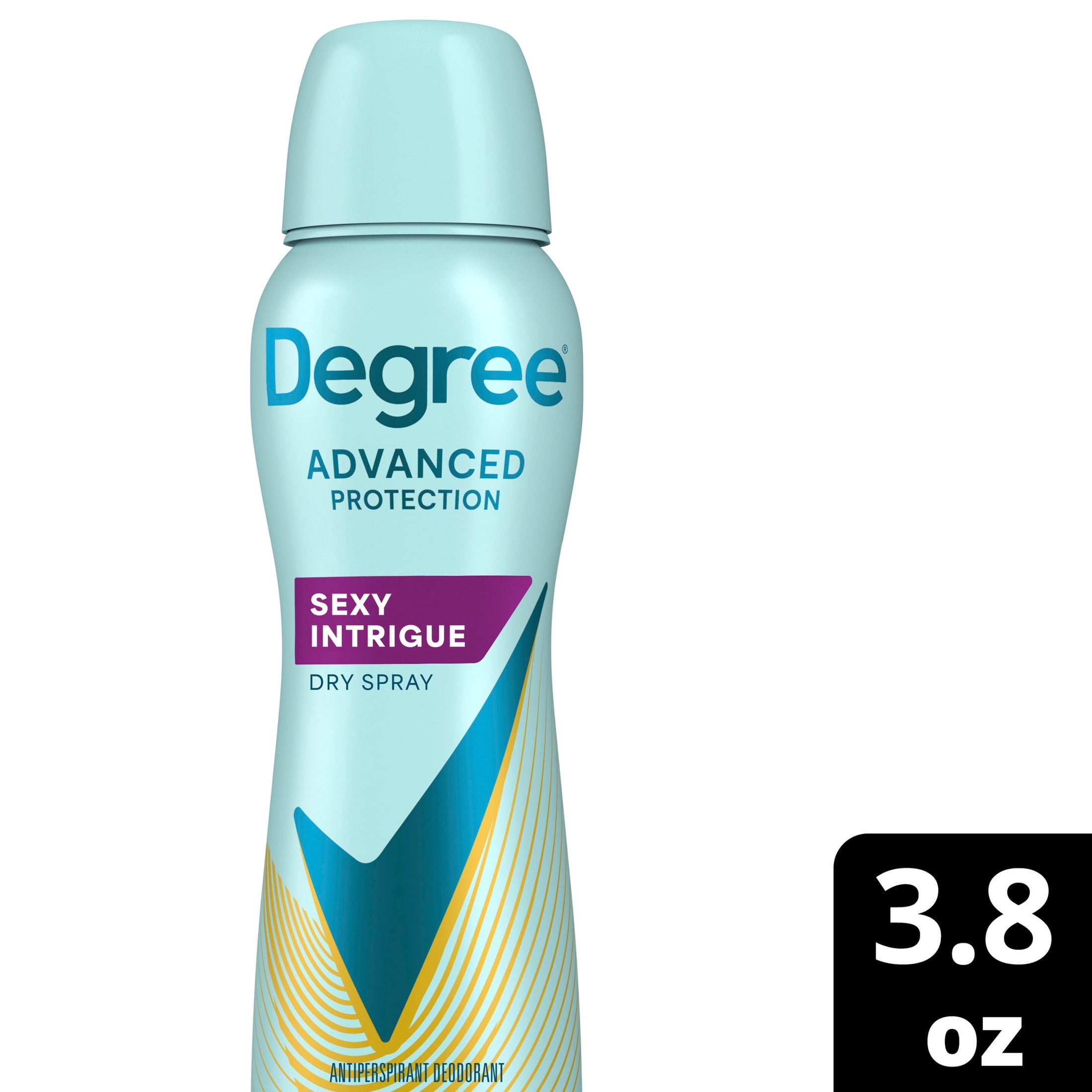 Degree Antiperspirant Deodorant Dry Spray 72-Hour Sweat and Odor Protection Sexy Intrigue Deodorant Spray For Women With Body Heat Activated Technology , 3.8 oz