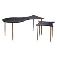 thumbnail image 2 of Norden Coffee Table Set (2-Piece) Black & Bronze, 2 of 5