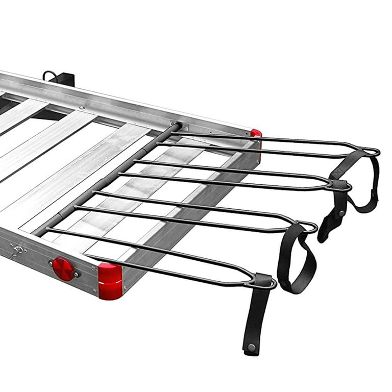 Tow tuff aluminum cargo carrier with on sale bike rack