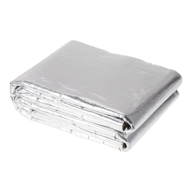Unique Bargains 236mil 6mm 10.76sqft Alfombra de insonorización para coche, material de escudo térmico autoadhesivo