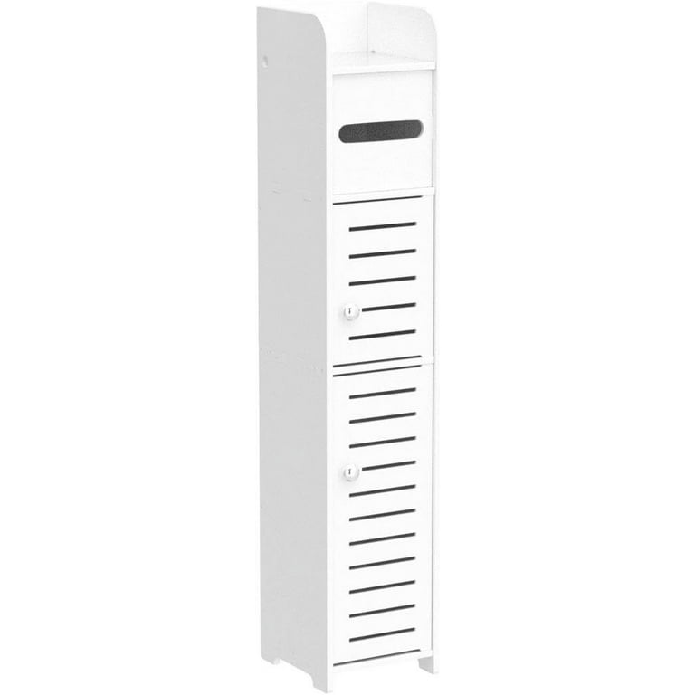 Homeika 2-Door Bathroom Cabinet, 4-Tier Design, Small Space Homeika 2-Door Bathroom Cabinet, 4-Tier Design, Small Space