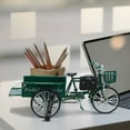 thumbnail image 1 of FONDOTIN Green Iron Mini Tricycle Model Sculpture Decorative Ornament for Home Table Decor Small Size, 1 of 4