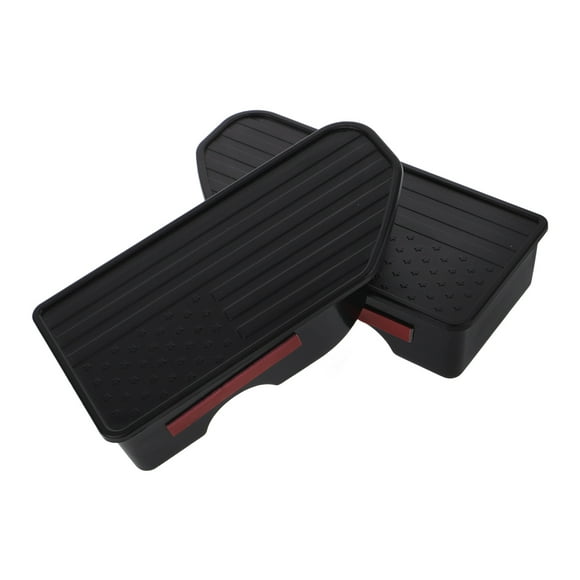KAKOWELY 1 Pair Bed Rail Caps for Truck with Abs Black Cargo Protection