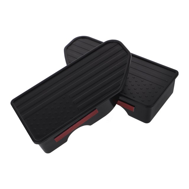KAKOWELY 1 Paire de Capuchons de Rail de Lit pour Camion avec Protection de Cargaison Noire en Abs