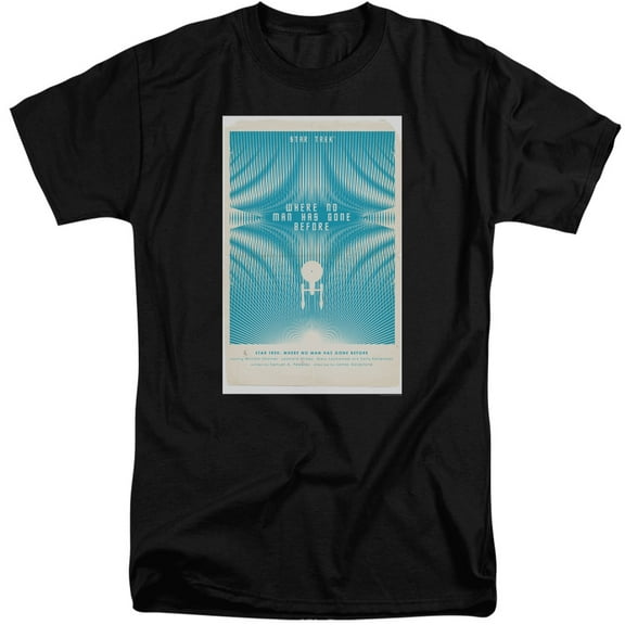 Star Trek Tos Episode 3 Adult Tall T-Shirt 18/1 T-Shirt Black