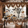 thumbnail image 3 of Guirnalda de oropel para Halloween, Lairyan, 15 m, naranja brillante y negro, 3 of 8
