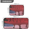 thumbnail image 2 of SKYSONIC Black Lives Matter Kitchen Mats and Rugs Stars Stripes Flag Floor Runner Area Rug Washable Carpet Perfect for Living Room Bedroom Entryway,19.7"x27.6"+19.7"x47.2", 2 of 7
