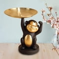 thumbnail image 4 of Livingroom Fruit Nordic Monkey Shaped Desktop Ornaments Decoration Porch Key Storage Figurine, 4 of 8