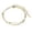 Gold T, variant on Fashion Double Chain Stacking 26 Letters Gold Stainless Steel Initial Bracelet for Women Girls Jewelry, 17-22 cm, Gold T