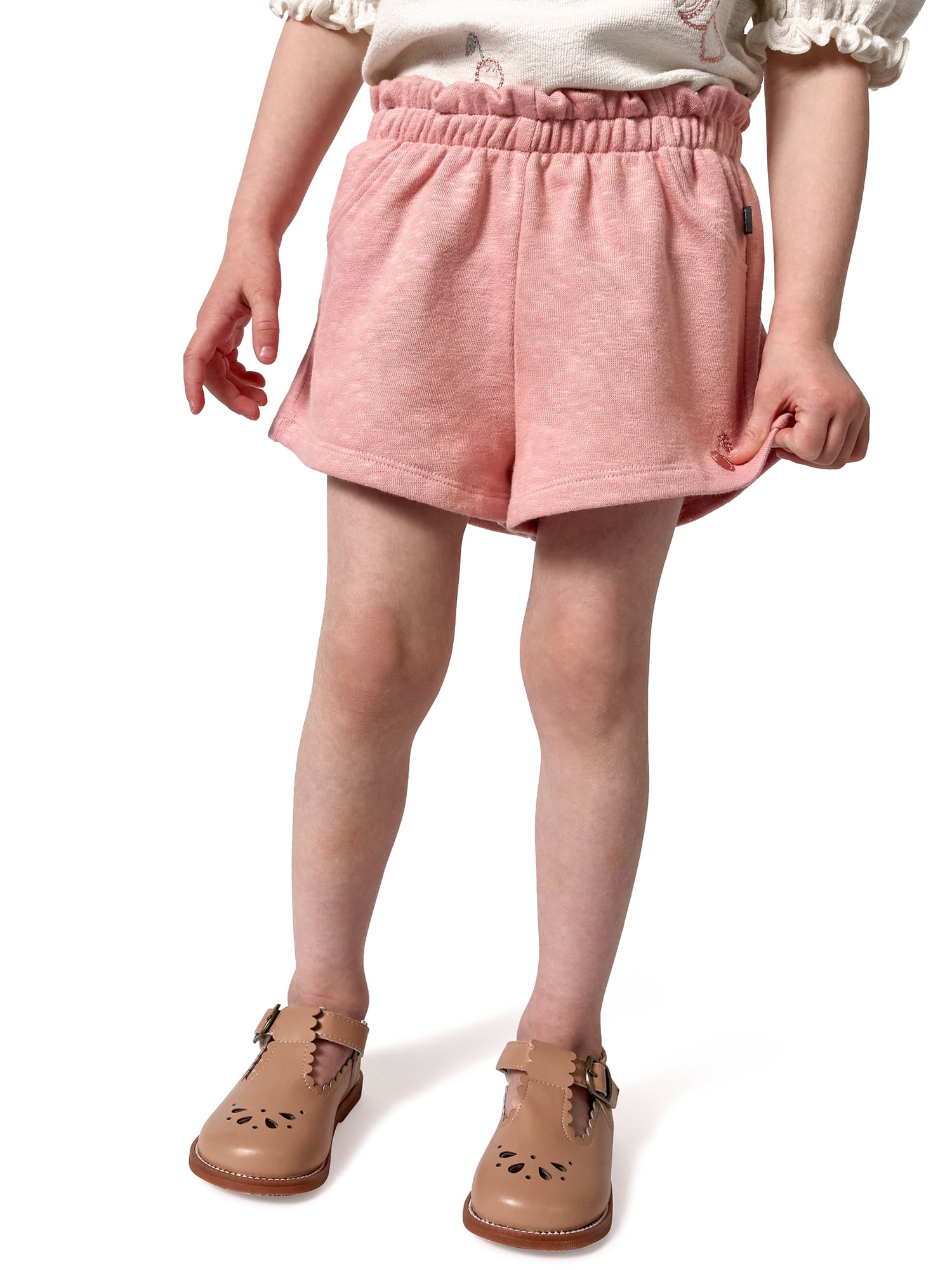 Modern Moments by Gerber Toddler Girl Organic Top and Short Outfit Sets, 4-Piece, Sizes 12 Monts - 5T