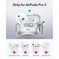 thumbnail image 2 of Funda para AirPods Pro 3 ESR Cyber Series con MagSafe Gris, 2 of 9
