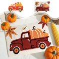 thumbnail image 1 of Wzzjkit Halloween Pumpkin Bathroom Rugs, Non-Slip Washable Absorbent Bath Mat, Fall Cute Microfiber Bathroom Rug for Living Bedroom Kitchen Shower Tub, 1 of 7