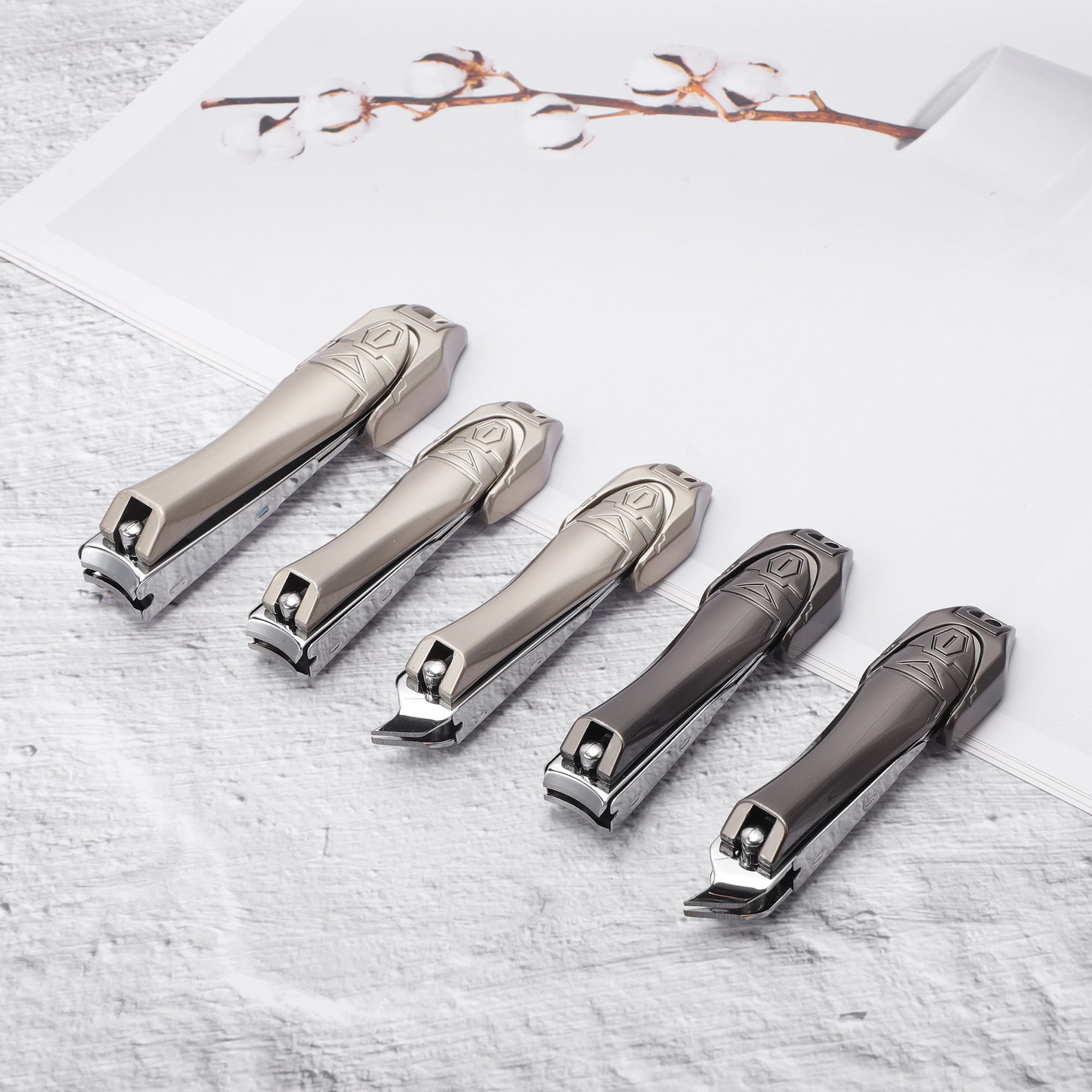 Unique Bargains Lightweight Nail Clipper 1 Pc Silver Tone 2.99"x0.75"