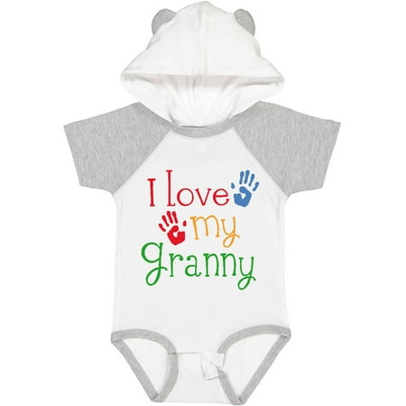 

Inktastic I Love My Granny Gift Baby Boy or Baby Girl Bodysuit