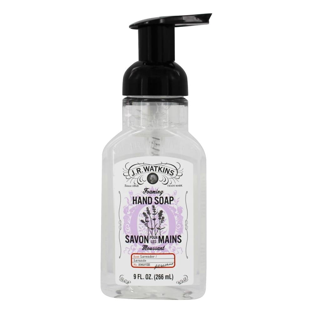 J.R. Watkins Foaming Hand Soap, Lavender, 9 oz