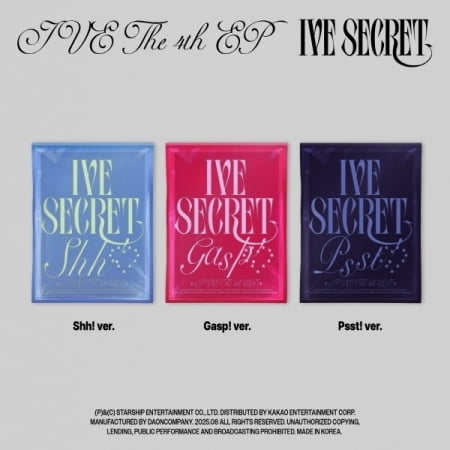 Ive - Ive Secret - Random Cover - incl. Photobook, Instant Photo Photocard - Music & Performance - CD