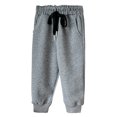 thumbnail image 2 of Girls Pants Girls' Fashion Kids Sweatpants Comfortable Casual Athletic Trousers with Drawstring and Pockets for Active Children, 2 of 4
