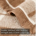thumbnail image 5 of Rivoli Oversized 100% Virgin Wool Blanket, Chamois Plaid, Queen, 5 of 8