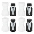 thumbnail image 4 of 26 botellas de burbujas para boda, con forma de novia y novio, para aniversario, compromiso, celebración nupcial, en blanco y negro., 4 of 14