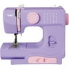 Janome Lady Lilac 10-Stitch Portable Sewing Machine with Accessory Storage