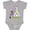 AC-Heather Grey, variant on Inktastic Made with Lots of Love and Science Heart Bubbles in a Beaker Boys or Girls Baby Bodysuit