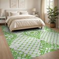 thumbnail image 3 of ODIKA 8'x10' Washable Area Rug Durable, Non-Slip Door Botanical Grid Network Foliage Nodes Balanced Ornamental for Living Room, Under Sectional, Family, 3 of 7