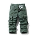 thumbnail image 1 of Shorts Liquidation pour Hommes, Shorts Habillés pour Hommes Shorts pour Hommes Shorts Cargo Pantalons Cargo pour Hommes Shorts Cargo Grande Taille pour Hommes, Vert Armée, G, 1 of 4