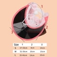 thumbnail image 2 of Pet Sun Hat with Ear Holes, Adjustable Baseball Visor Cap for Small Dogs Cats, Summer UV Protection Outdoor Travel Accessory, Cute Puppy Photoshoot Prop & Pet Gift Pink Size:L, 2 of 5