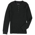 thumbnail image 1 of Playera henley texturizada American Heritage para hombre gris pequeña, 1 of 2