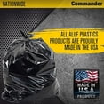 thumbnail image 4 of Commander 55 Gallon 2 MIL (eq) Heavy Duty Contractor Bags with Flap Ties - 36" x 56" with flaps - Pack of 20 - For Contractor, Industrial, & Outdoor, 4 of 7