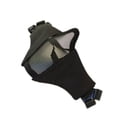 thumbnail image 3 of Steel Mesh Protective Face Shield Half Face Oxford Cloth Breathable for CS Game Outdoor Black, 3 of 6