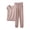 Coffee, variant on Keeplus Womens Loungewear Sets Pajamas Plus Size 2 Piece Solid Color Pjs Set Loose Oversized Sleepwear Sleeveless T Shirts Long Long Pants Casual Lounge Sets Outfits