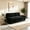 Black, variant on AUU 73.2" Queen Size Convertible Sleeper Sofa – 3-in-1 Pull-Out Loveseat Bed with Plush Velvet Upholstery, Multi-Functional Couch for Living Room