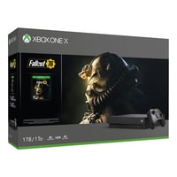 Xbox One S Consoles Xbox One X Consoles Xbox One Consoles - product image microsoft xbox one x 1tb fallout 76 bundle black cyv 00146