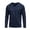 Navy, variant on Delconic Men's V Neck Compression Shirt Long Sleeve Workout Shirt Cool Dry Fit Athletic Base Layer Tops Army Green L
