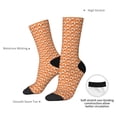 thumbnail image 4 of Pofeuu Sleepy Foxes Print Crew Socks, Adult Running Hiking Socks for Youth and Adult, 4 of 6