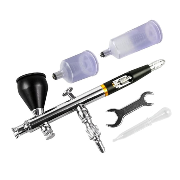 MOMOJIA Airbrush with Adjustable Sprays Ranges Comprehensive Airbrush set for Crafts Art