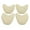 Skin color, variant on 3 Pairs Toe Inserts for Shoes Too Big, Shoe Inserts, Foam Toe Filler, Shoe Fitters, Black And Beige - Skin color, 6.5x8x0.9cm