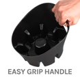 thumbnail image 5 of Antimicrobial Black Universal Drip Tray for Toilet Plunger, 5 of 8