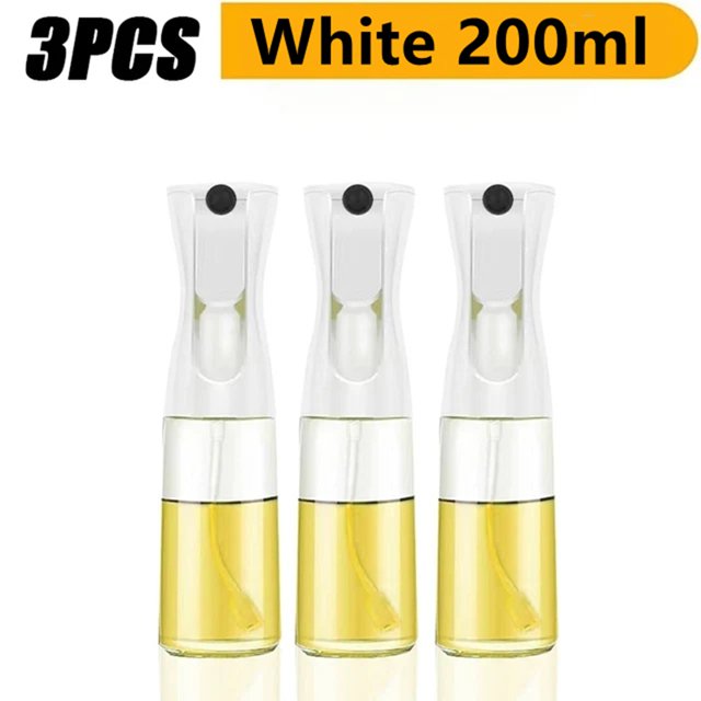 Botella pulverizadora de aceite de 3 uds., 200/300ml, 1 unidad, dispensador de aceite de cocina, Fitness, pérdida de grasa, Camping, barbacoa, botella pulverizadora de salsa de vinagre