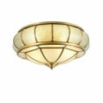 thumbnail image 4 of Miumaeov 18'' Tiffany Ceiling Light Fixture Flush Mount Glass Chandelier Lamp For Dining Room, Living Room, Bedroom, Hallway, 4 of 12