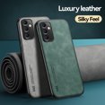 thumbnail image 5 of Allytech Business Case for Samsung Galaxy A25, [Slim & Lightweight] Silky Feel PU Leather Shockproof Anti-Fingerprint Case Support Magnetic Car Mount for Samsung Galaxy A25 - Darkgray, 5 of 6