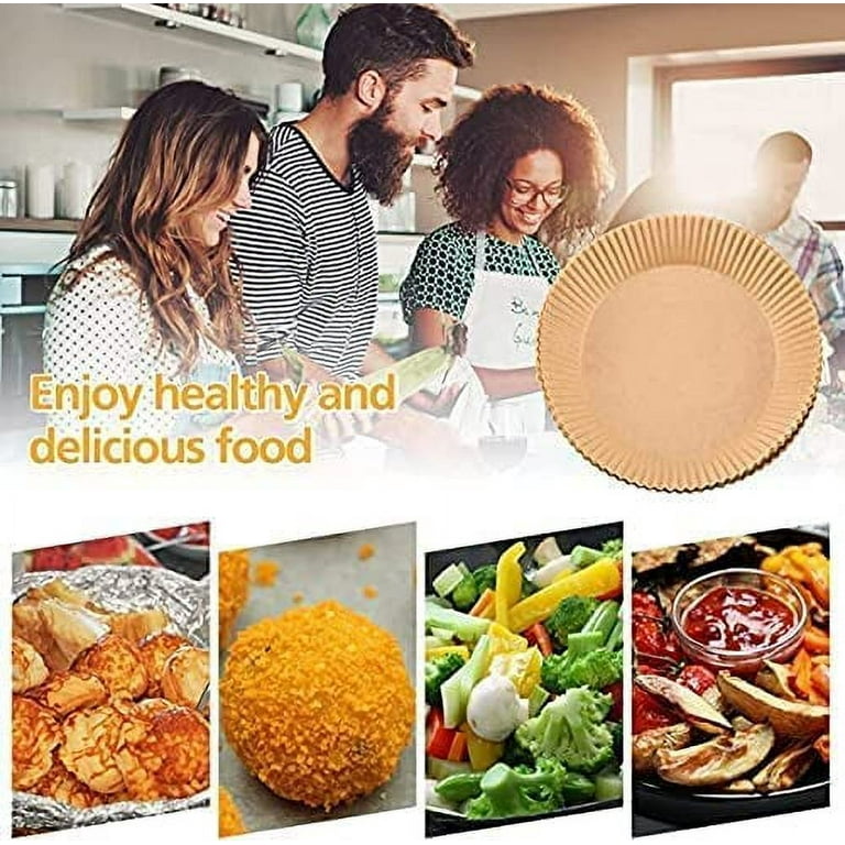 15% OFF CLEARANCE! 50Pcs Air Fryer Disposable Paper Liner, 50PCS Non-Stick Air  Fryer Liners, Baking Paper for Air Fryer Oil-proof,Water-Proof Parchment  Paper 