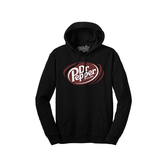 Tee Luv Dr Pepper Est 1885 Soda Logo Hoodie (Men's) (L)